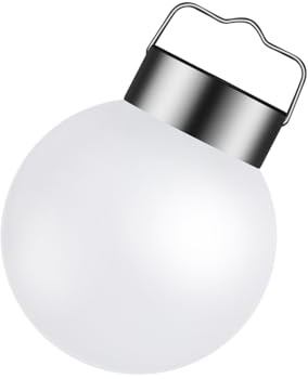 LEDMOMO LED Hängende Lampe Kugel Solarleuchte für Outdoor Garten Party Dekoration (weißes Licht)
