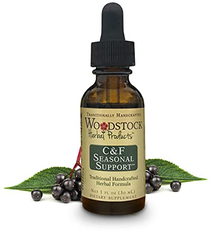 Woodstock Herbal Products, Cold Flu Seasonal Support, 1 Fl Oz