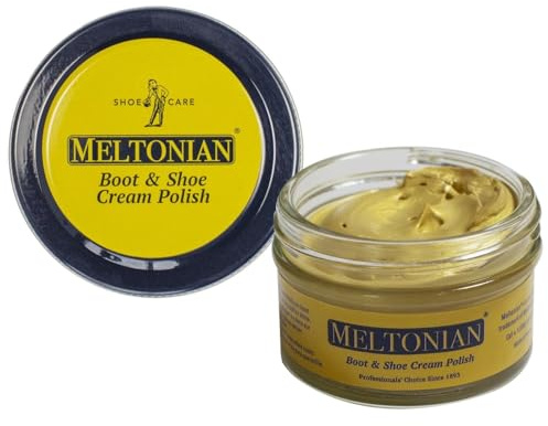 Meltonian Cream Shoe Polish - Leather Shoe Polish - Beeswax - Restores and Protects - Over 60 Colours