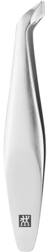 ZWILLING Tronchesino per cuticole (rimozione precisa dei residui di cuticole, bordi taglienti e angolati, ipoallergenico), finitura opaca, premium, argento