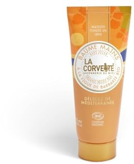 La Corvette - Bálsamo de manos Délices de Méditerranéee - Higo chumbo ecológico y fragancia de Bergamota, Naranja e Higo vainilla - 75ml - COSMOS ORGANIC