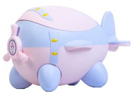 Baby Toilette - Airplane Potty Töpfchen für Kinder, Toilettentrainer, ergonomischer Sitz, weiches PU-Kissen, Babytopf Anti-Spritzschutz (Pinke)