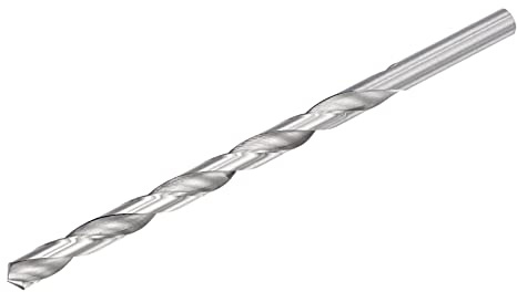 sourcing map 10mm Twist Drill Bits, High-Speed Steel Straight Shank Extra Long Drill Bit 200mm Length for Wood Plastic Aluminum
