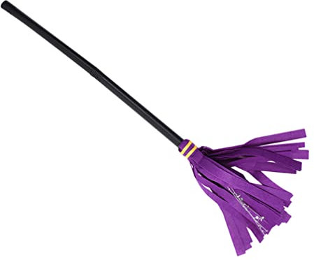 Homoyoyo Witch Broom for Halloween Cosplay Party Decorative Costume Prop for Masquerade Show and Dress up