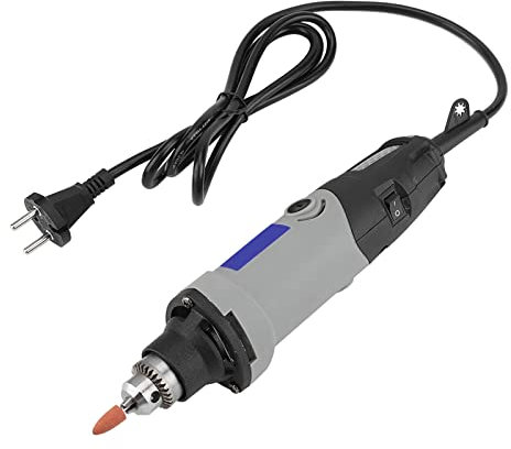 Smerigliatrice Elettrica 400W Trapano Elettrico 6 velocità Spina UE 220V Per Intagliare, Tagliare, Levigare, Affettare, Lucidare con Molti Accessori