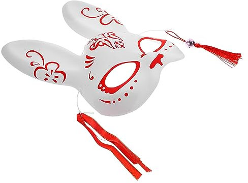 Holibanna Tiermaske Für Kreative Halbgesichtsmaske Für Halloween Und Kostümpartys Dekorative Tiermaske Im Einzigartigen Fuchsdesign Und Langlebig