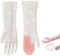 Gants vaisselle, Gants menage, Gants de Vaisselle avec Brosse - Gants Ménage Lavables à Motif Pâquerettes Roses - Lot de 1 Paire pour Nettoyage et Travail