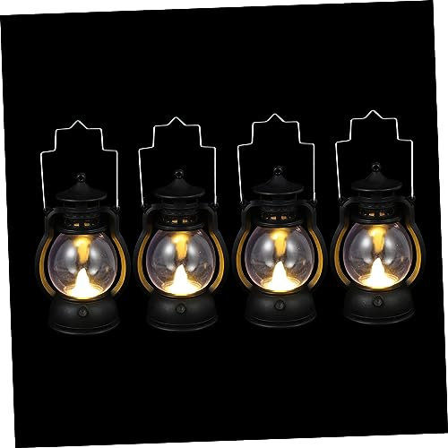 PRETYZOOM Lámparas Decorativas De Queroseno Led Vintage Luz Cálida para Fiestas