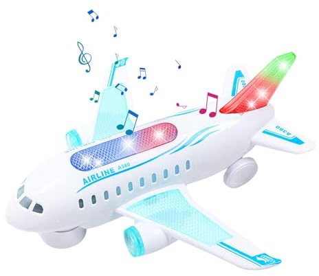 Modelo De Avión Eléctrico Genérico, Modelo De Juguete De Avión - Juguete de Acción para Con Luces Y Sonidos Intermitentes,Transportador De Transporte Espacial De Avión Eléctrico, Modelos De