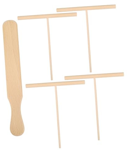Ciieeo Crepe Spreader and Spatula Kit Wooden Cooking Utensils for Pancake Batter Spread