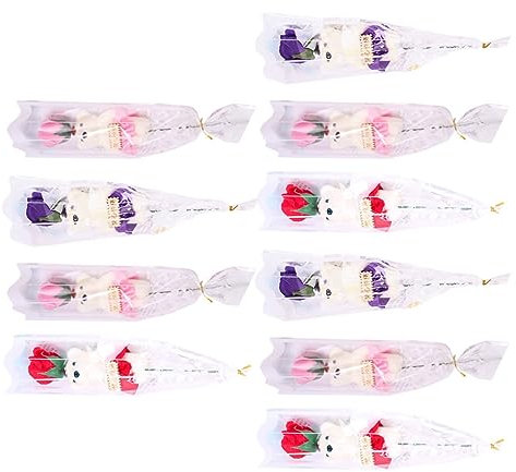 ABOOFAN 10 Unidades De Flor De Jabón Artificial Ramo De Clavel para Madre Creativo para Día De La Madre Decoración Festiva