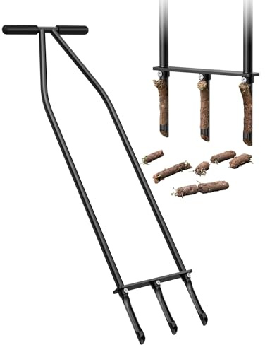 Xuperace Lawn Aerator Tool, Core Aerator Lawn Tool with Alloy Steel Material, Sturdy Grass Aerator for Lawn Health Soil Yard Aerator