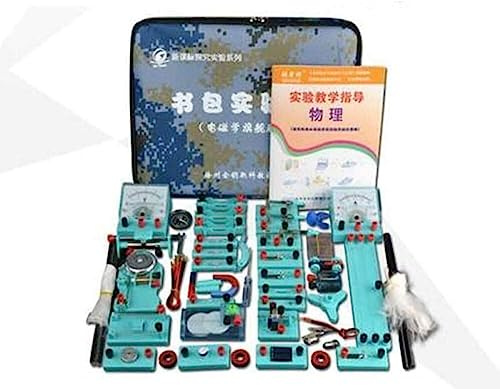 GUHPZA Wissenschafts-Kits Elektrischer Experimentierkasten Physik Elektrische Laborausrüstung Elektromagnetischer Experimentierkasten, Tarmac
