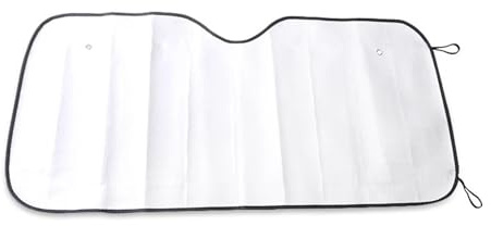 Soleils Intérieur Pare-Soleil pour Pare-Brise Arrière Voiture 1 Pièce 130 Cm X 60 Cm Protection UV Avant Réflecteur Pare-Soleil Vitres Voiture Argenté(140CM X 70CM)