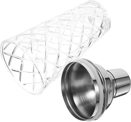 TIDTALEO Shaker Cocktail in Vetro con in Acciaio Inossidabile Mixer Versatile per Cocktail Professionali e Bevande Design e Bar