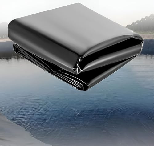 Revêtement de Bassin Bâche Liner Piscine Imperméable Bassin Préformé Bassins à Poissons Fontaine Cascade Jardin Extérieur Aménagement Paysager Durable(4mx6m(13.1ftx19.7ft))
