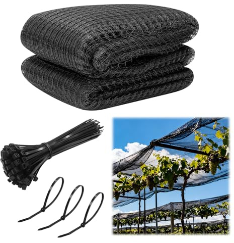Filet Poule et Filet Anti Oiseaux de Qualité Supérieure, Grillage Plastique de Protection pour Poulailler, Volière et Jardin, Filet Anti Pigeon Durable pour Balcon, Arbres Fruitiers et Potager
