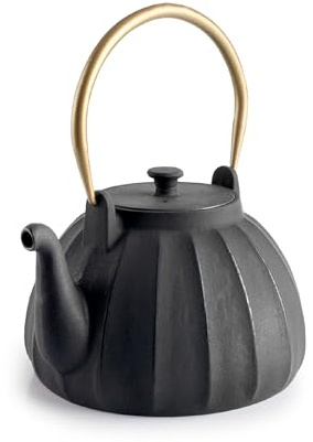 IBILI - Tetera Yunnan 1 Lt, Hierro Fundido, Interior esmaltado, Apto para inducción