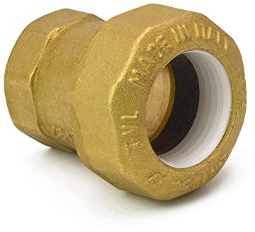 PE Rohr *MESSING Verschraubung - IG 32 mm x 1 Zoll - Muffe Fitting Klemmverbindung