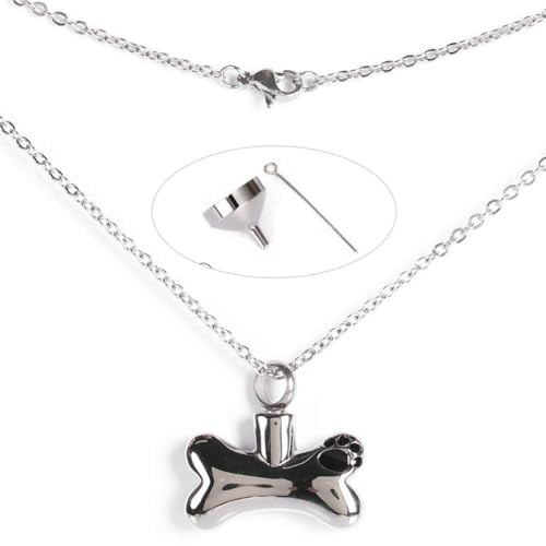 Collana Memoriale Cane Urna Pet Ciondolo in Frassino Memorial Collana Keepsake Urna cremazione Ceneri Gioielli