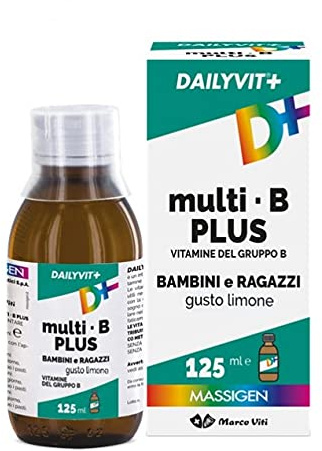 PROMO 2 CONFEZIONI DAILYVIT MULTI B PLUS SCIROPPO 125+125 ml