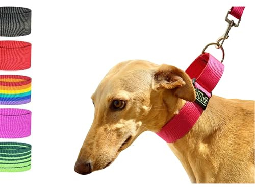 Bub's Martingale Halsband für große/mittelgroße Hunde Entwickelt für alle Arten von Hunderassen und speziell für Windhunde (Größe: Hals: 30 bis 50).