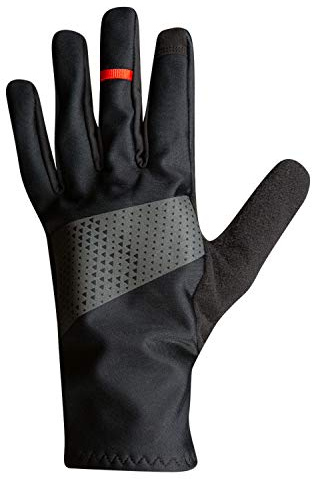 PEARL IZUMI Men's Gel Gloves, Insulated Cyclone Cycling Glove, Palm Padding with 4-Way Stretch, Touchscreen Compatible, Black, Large