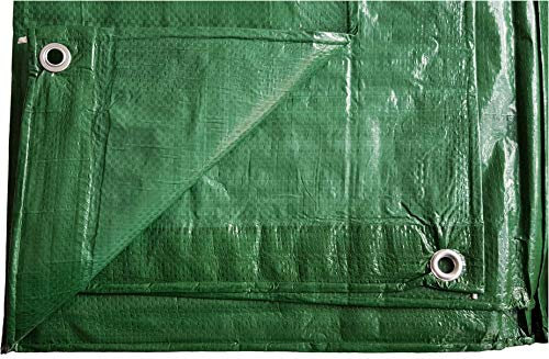 Waterproof tarpaulin/builders tarps cover up tarp/ground sheet 1.5m x2m in forest green