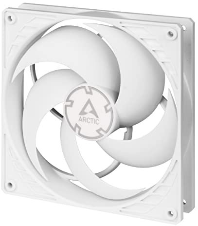 ARCTIC P14 PWM PST - Ventilateur PC, 140 mm, Ventilateur Boitier Silencieux, Refroidisseur pour Unité Centrale, Pression Statique Élevée, Fonction de Partage PST, 200-1700 rpm (0 rpm <5%) - Blanc