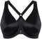 DELIMIRA Women's Front Fastening Bras Plunge Plus Size Underwired Racer Back Unlined T Shirt Bra Black 34H