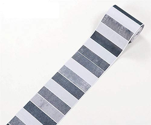 Tapetenbordüre, selbstklebend, grau, 5 x 500 cm, dicke, wasserdichte Vinyl-Wandverkleidung, Bordüren, Heimdekoration, Badezimmer, Küche, Schlafzimmer, Arbeitszimmer, Flur, Fliesen-Dekor-Aufkleber