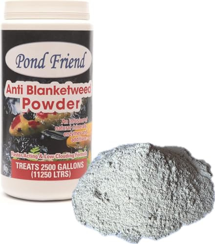 Pond Friend Anti-Blanketweed Treatment | 1kg Powder Treats 11,250 Litres | Fast-Acting Clear Water Algae Remover for Koi & Garden Ponds | 100% Safe for Fish, Plants & Wildlife (No Zinc)