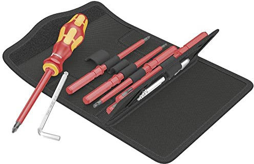 Wera 05100023001 VDE Wechselklingen-Set 14teilig Schlitz, Kreuzschlitz Phillips, Innen-TORX, Geschäfte