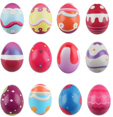 Påskägg, stressboll, Hillylolly, 10 stycken, antistressboll, klämboll, stressboll för barn, vuxna, antistressbollar, påskfest, presenter, dekoration