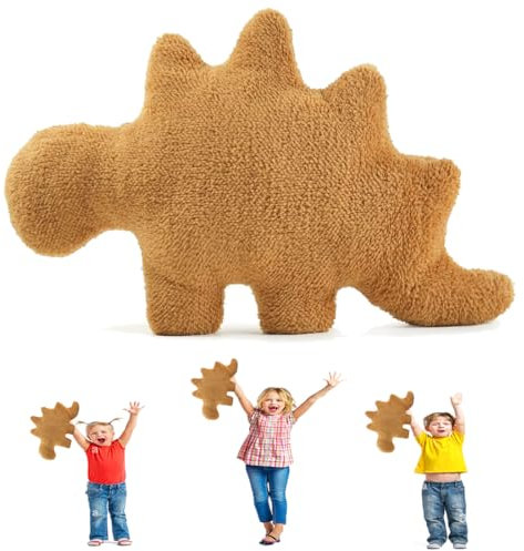 Cojín De Nuggets De Dinosaurio, Peluche De Nuggets De Dinosaurio, Dino Nugget Peluche, Almohadas De Pepita De Pollo Dino, Peluche De Dinosaurio, Regalo De Peluche Relajante De Dinosaurio Para Niños(A)
