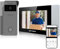 JIGATONEDA Video Türklingel mit Kamera, WiFi Verbindung Video Türklingel mit Gegensprechanlage, Bewegungsmelder Türklingel für Sicherheit, IP65 Wetterfest, 7 Zoll Touchscreen, 1080P