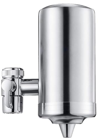 HBJWOV Filtro per rubinetto 304 Depuratore d'acqua in acciaio inossidabile