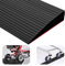 Rampa de umbral de puerta, rampa de umbral de PVC, superficie antideslizante, rampa de goma, para silla de ruedas, cochecito, andador o scooter eléctrico (negro, 90 x 8 x 3 cm)