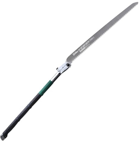 Silky Katanaboy 700 mm Klappsäge, grobe 4 ZpZ Japan Zugsäge mit 70 cm Sägeblatt, ergonomischer Softgriff, inklusive Transporttasche für dicke Baumstämme, Forstarbeiten, Garten, Outdoor und Bushcraft