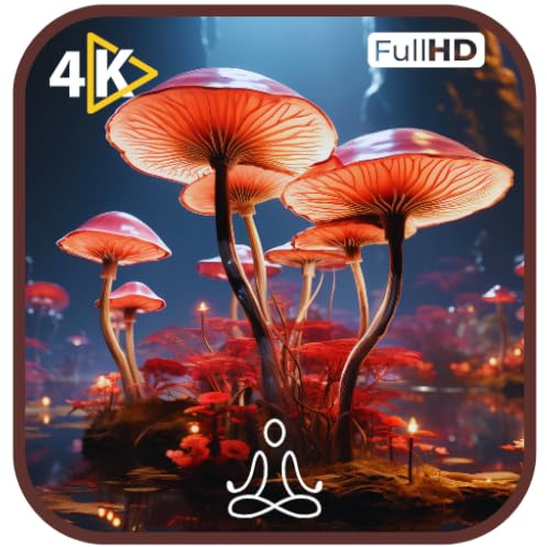 Rilassamento con i funghi: atmosfera pacifica della natura e melodie di flauto per il riposo