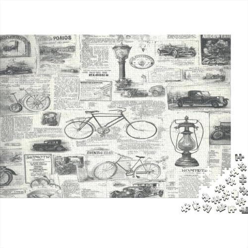 Poster retro Puzzles 1000 Pezzi In Colori Brillanti, Un Gioco Di Puzzle Per Pace Interiore, Ideale Per Attività in Famiglia, Regalo Di Compleanno Originale 52x38cm/1000pcs