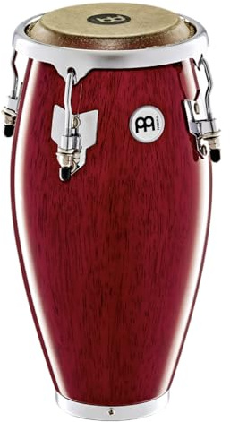 Meinl MC100WR Mini Conga 4,5 Wine Red Siam Oak | Stimmbar, 4,5 Zoll, mit Büffelfell, Siam Eiche