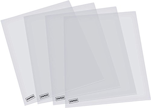 STAPLES® Ausweishülle, PP, oben offen, A5, 0,12 mm, farblos (25 Stück), Sie erhalten 1 Packung á 25 Stück