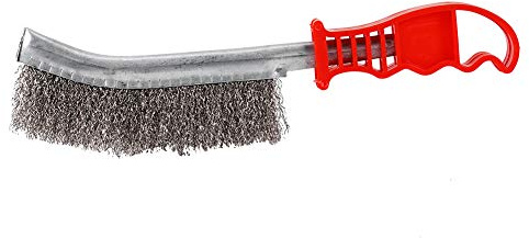 Cepillos de alambre para arañazos, cerdas de acero inoxidable, cepillo de alambre para automoción, limpieza de escoria de soldadura y óxido, cepillo para herramienta manual de eliminación de pintura o