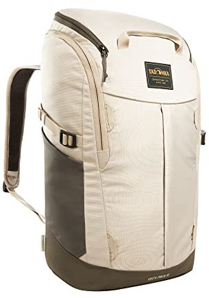 Tatonka Rucksack City Pack 22l - Leichter Daypack aus recycelten Materialien - Mit Laptopfach und 22 Liter Volumen - Fasst mehrere DIN A4 Ordner - PFC-frei (brown rice curve)