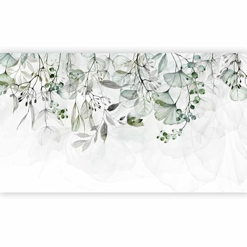 murando - Fototapete Vlies Blätter, 500x280 cm, Schlafzimmer, Wohnzimmer | Full HD Druck, 3D-Effekt, lichtbeständige Farben, ideal fürs Wohn- oder Schlafzimmer, schnelle Montage, lichtbeständig, edel