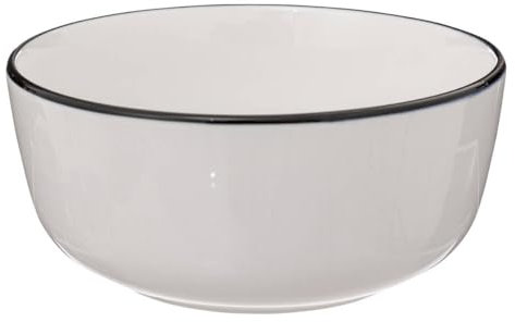 Secret de Gourmet Alix Bol en porcelaine blanche Diamètre 15 cm