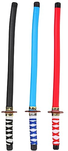 ABOOFAN Entraînement Jouets D'extérieur 3 Pièces De Cosplay D'anime De Jouet En Plastique Pour Jeu De Costume Cosplay D'halloween Arts Martiaux