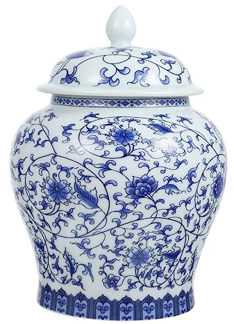 Cabilock Keramik-teedose Mit Deckel Chinesischer Stil Luftdichtes Aufbewahrungsglas Für Losen Tee Vielseitige Küchen Aufbewahrung Langlebige Porzellan Vorratsdose Für Lebensmittel Frisch Ha