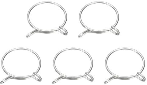 QUARKZMAN 5 Stück Schlauchschellen, 50mm ID 56mm max. ID 65Mn Benzinschlauch Schellen, Federklemme Kraftstoffleitung Rohrschellen für Luftschläuche Wasserschläuche Silikonschläuche, Silber